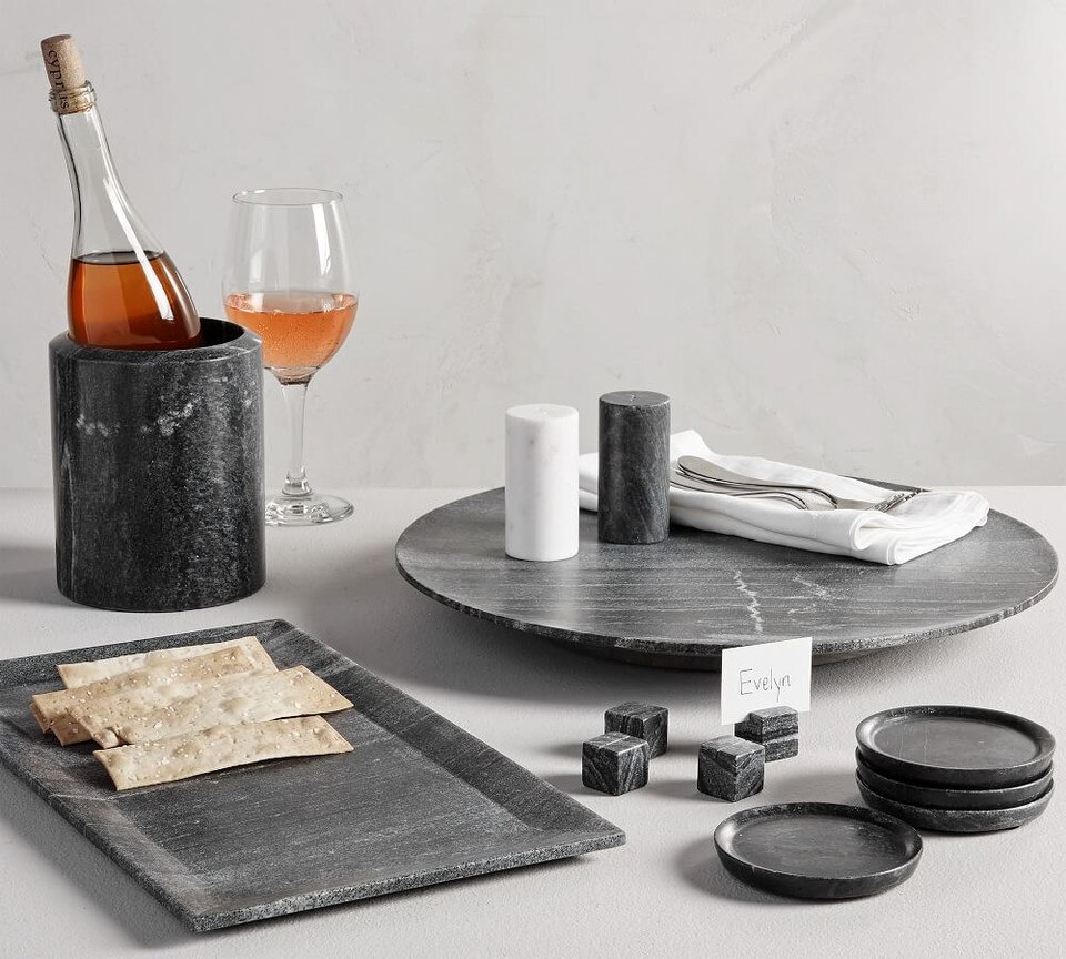 Black Marble Wine Cooler Pottery Barn Australia